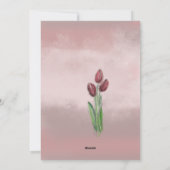 Internationale Vrouwendag met een klein meisje Kaa Feestdagenkaart (Achterkant)