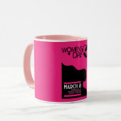 Internationale Vrouwendag Mok (Voorkant links)
