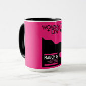 Internationale Vrouwendag Mok (Voorkant links)