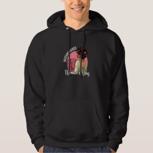 Internationale Vrouwendag Mooie Brunette Hoodie