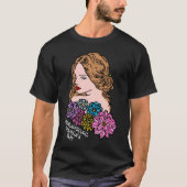 Internationale Vrouwendag: mooie dame Unisex T-shirt (Voorkant)