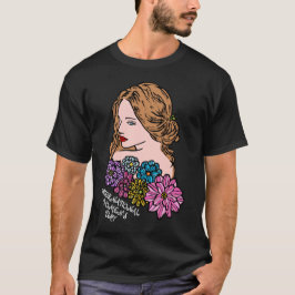 Internationale Vrouwendag: mooie dame Unisex T-shirt