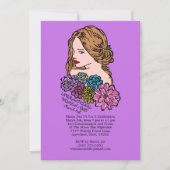 Internationale Vrouwendag mooie Lady Party Kaart (Voorkant)