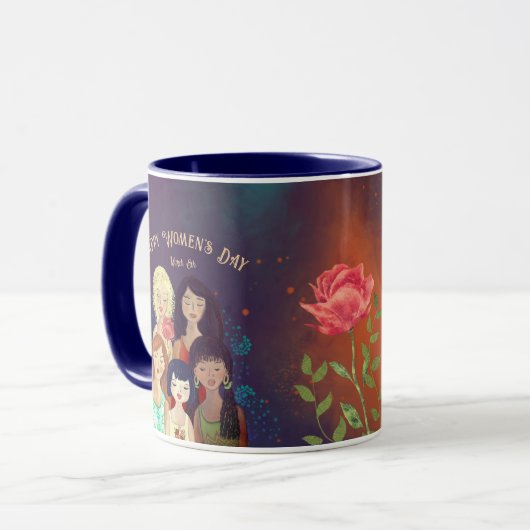 Internationale Vrouwendag multi-etnische vrouw Mu Mok (Voorkant links)