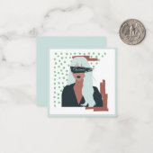 Internationale vrouwendag notitiekaartje (Voorkant / Achterkant in situ)