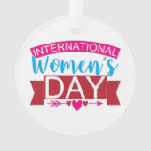 Internationale Vrouwendag Ornament (voorkant)