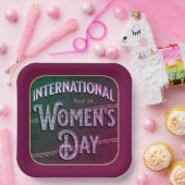 Internationale Vrouwendag Papier Bord (Feest)