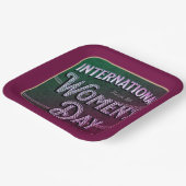Internationale Vrouwendag Papier Bord (Gebogen)