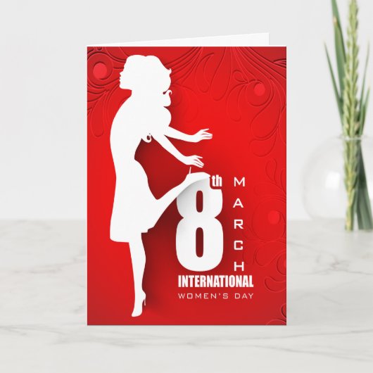 Internationale Vrouwendag - Personaliseren Kaart (Voorkant)