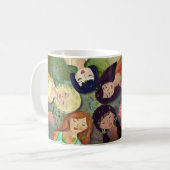 Internationale Vrouwendag Portretten van vrouwen Koffiemok (Voorkant links)