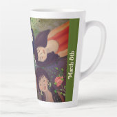 Internationale Vrouwendag Portretten van vrouwen Latte Mok (Rechts)