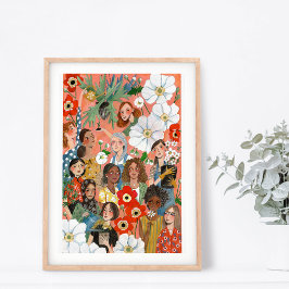 Internationale vrouwendag poster