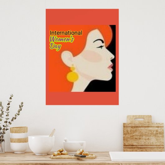 Internationale Vrouwendag . Poster (Keuken)