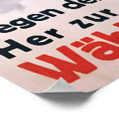 Internationale Vrouwendag Poster Duitse KPD Oorlog (Hoek)