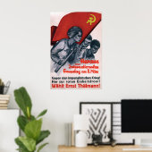 Internationale Vrouwendag Poster Duitse KPD Oorlog (Thuiskantoor)
