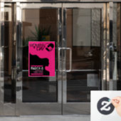 Internationale Vrouwendag Raamsticker (Kantoordeur)