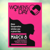 Internationale Vrouwendag Raamsticker (Vel 3)