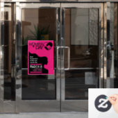 Internationale Vrouwendag Raamsticker (Kantoordeur)