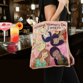 Internationale Vrouwendag Roze Vrouwelijk Tote Bag