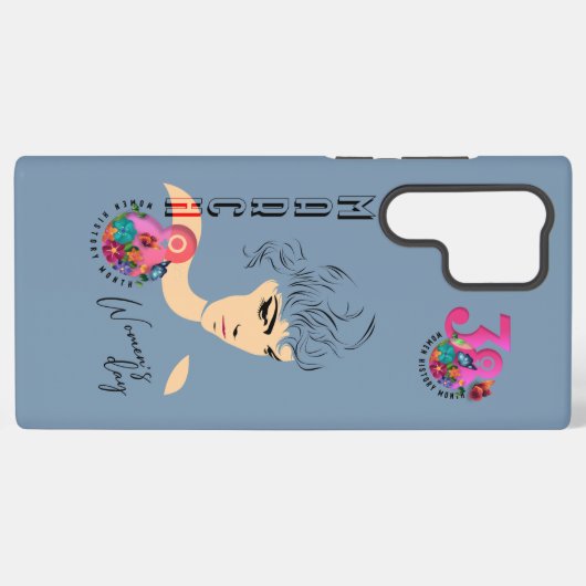 Internationale Vrouwendag | Samsung Galaxy Hoesje (Achterkant horizontaal)