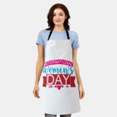 Internationale Vrouwendag Schort (Gedragen)