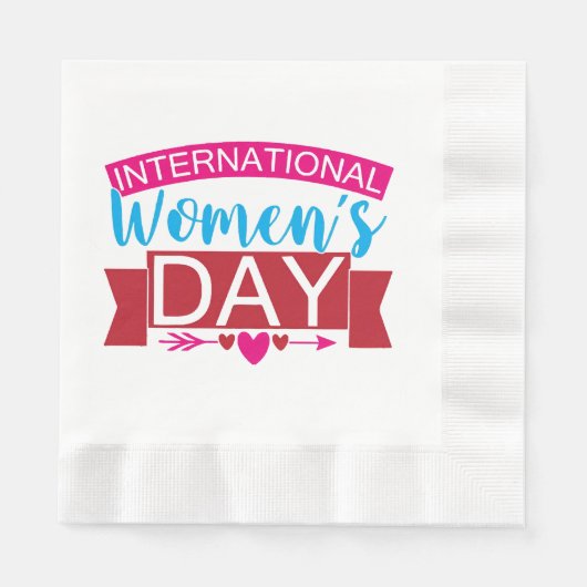 Internationale Vrouwendag Servet (Voorkant)