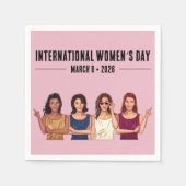 Internationale Vrouwendag Servet (Voorkant)