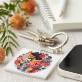 Internationale Vrouwendag Sleutelhanger (Voorkant Rechts)