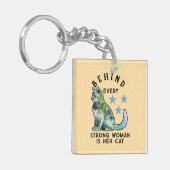 Internationale vrouwendag sleutelhanger (Voorkant Links)