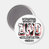 Internationale Vrouwendag | Snellere actie Magneet (Voorkant / Achterkant)