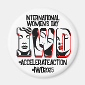 Internationale Vrouwendag | Snellere actie Magneet (Voorkant)