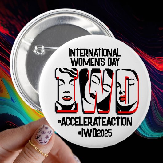 Internationale Vrouwendag | Snellere actie Ronde Button 5,7 Cm