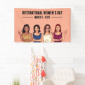 Internationale Vrouwendag Spandoek (Insitu)