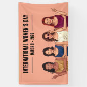 Internationale Vrouwendag Spandoek (Verticaal)