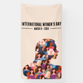 Internationale Vrouwendag Spandoek (Verticaal)