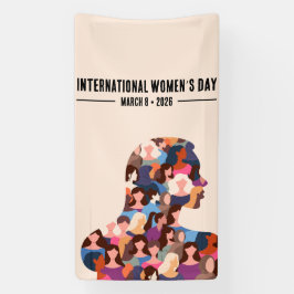 Internationale Vrouwendag Spandoek