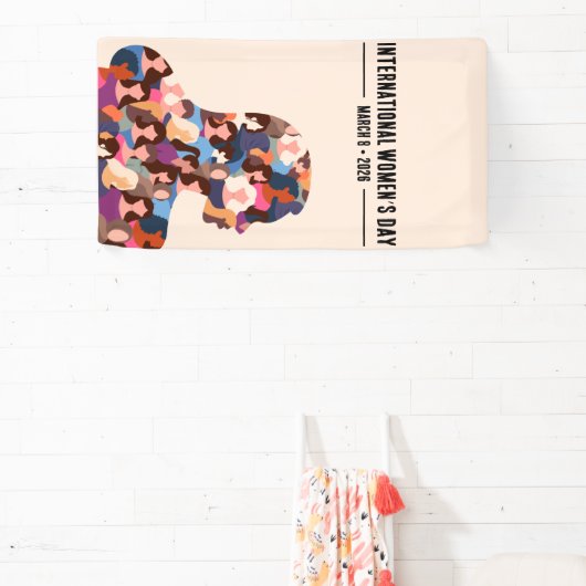 Internationale Vrouwendag Spandoek (Insitu)