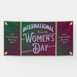 Internationale Vrouwendag Spandoek