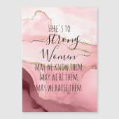 Internationale Vrouwendag | Sterke Magnetische Vro (Voorkant)