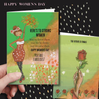 Internationale VROUWENDAG Sterke Vrouwen Citatkaar