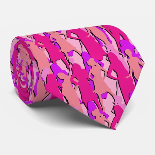 Internationale Vrouwendag Stropdas (Opgerold)