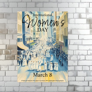 Internationale Vrouwendag Suffergette Poster