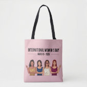 Internationale Vrouwendag Tote Bag (Voorkant)
