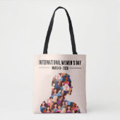 Internationale Vrouwendag Tote Bag (Voorkant)