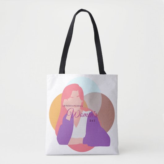 Internationale Vrouwendag Tote Bag (Voorkant)