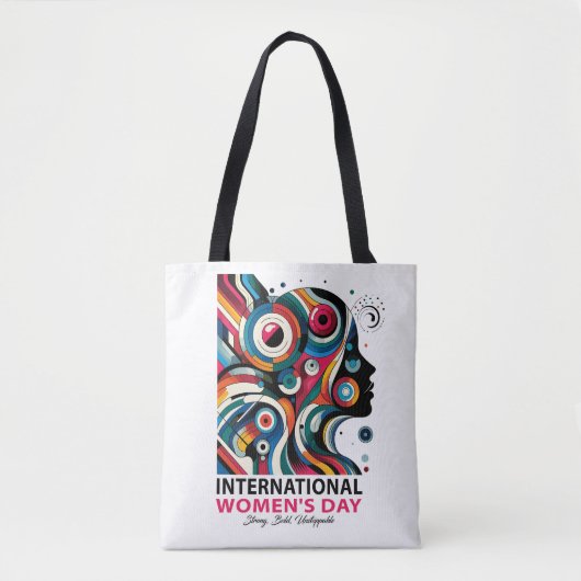 Internationale Vrouwendag Tote Bag (Voorkant)