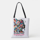 Internationale Vrouwendag Tote Bag (Achterkant)
