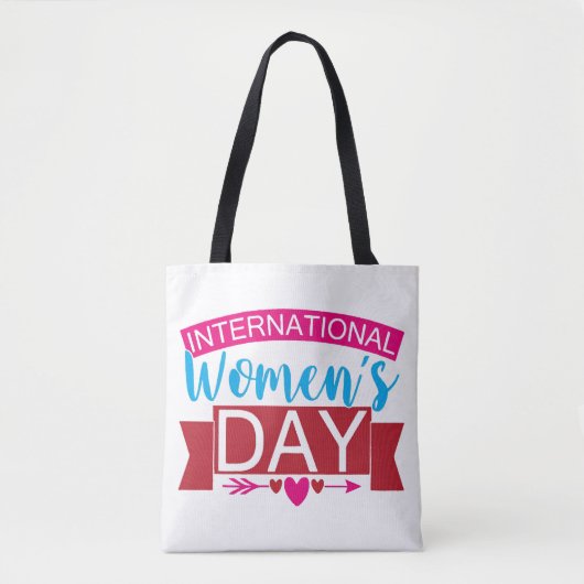 Internationale Vrouwendag Tote Bag (Voorkant)