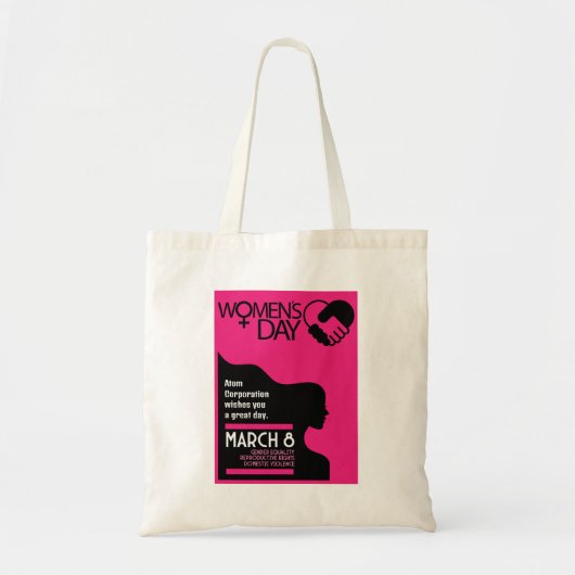 Internationale Vrouwendag Tote Bag (Voorkant)