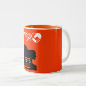 Internationale Vrouwendag Tweekleurige Koffiemok (Voorkant rechts)